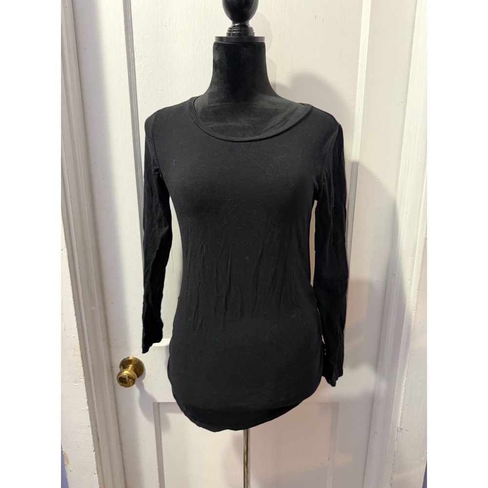 Old Navy Maternity Black‎ Long Sleeve Top in S